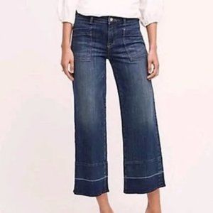 Women’s Pilcro and the Letterpress (Anthropologie) Wide Leg Mid-Rise Jeans 28P